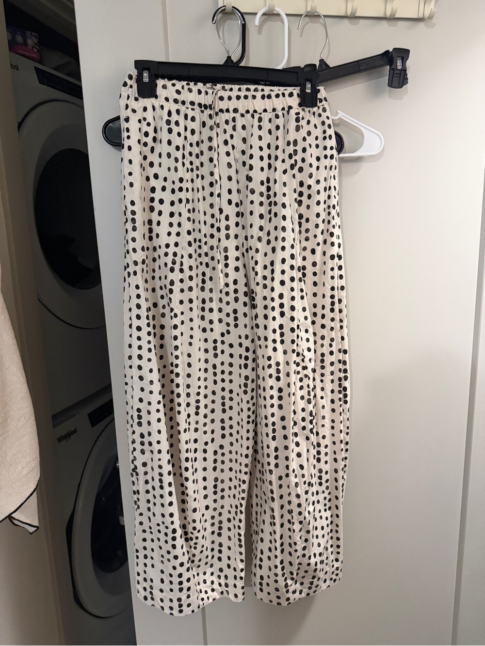 NWT ZARA ZW COLLECTION POLKA DOT PAJAMA PANTS - Picture 8 of 8